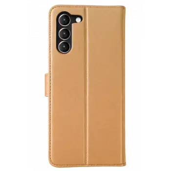 Newface Samsung Galaxy S23 Plus Trend S Plus Kapaklı Kılıf - Gold