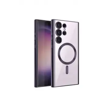 Newface Samsung Galaxy S23 Ultra Kılıf Kross Magneticsafe Kapak - Mor