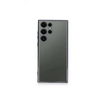 Newface Samsung Galaxy S23 Ultra Kılıf Razer Lensli Silikon - Mor