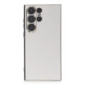 Newface Samsung Galaxy S23 Ultra Kılıf Volet Silikon - Beyaz