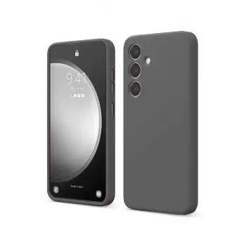 Newface Samsung Galaxy S24 FE Kılıf First Silikon - Gri