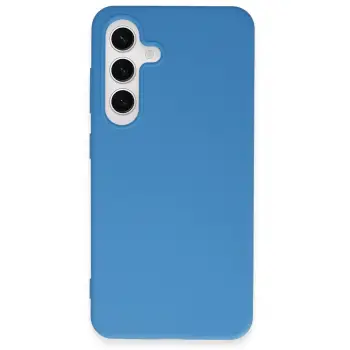 Newface Samsung Galaxy S24 Kılıf First Silikon - Mavi