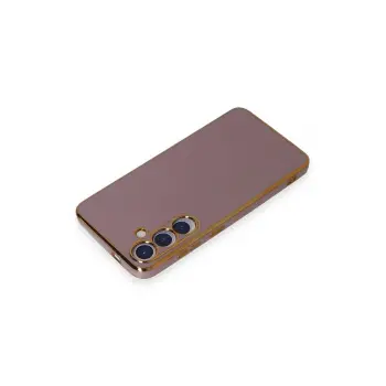 Newface Samsung Galaxy S24 Kılıf Volet Silikon - Mor