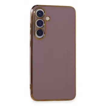 Newface Samsung Galaxy S24 Kılıf Volet Silikon - Mor
