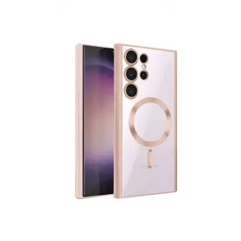 Newface Samsung Galaxy S24 Ultra Kılıf Kross Magneticsafe Kapak - Rose
