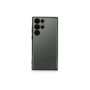 Newface Samsung Galaxy S24 Ultra Kılıf Razer Lensli Silikon - Yeşil