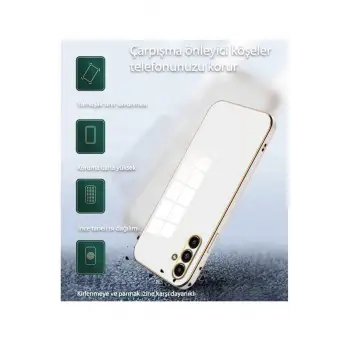 Newface Samsung Galaxy S24 Ultra Kılıf Volet Silikon - Mor