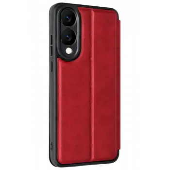 Newface Samsung Galaxy S25 Edge Flip Cover - Kırmızı