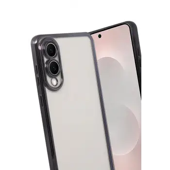 Newface Samsung Galaxy S25 Edge Razer Lensli Silikon - Siyah