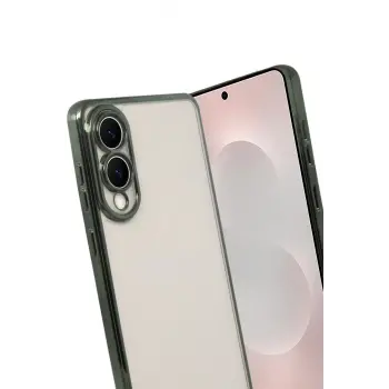Newface Samsung Galaxy S25 Edge Razer Lensli Silikon - Yeşil