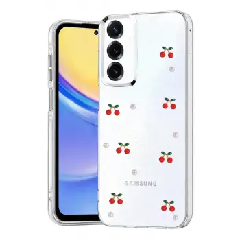 Newface Samsung Galaxy S25 FE Fiyonk Desenli Kapak - Desen 9