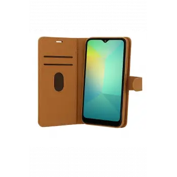 Newface Samsung Galaxy S25 FE Trend S Plus Kapaklı Kılıf - Taba