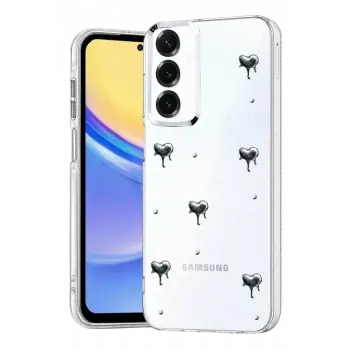 Newface Samsung Galaxy S25 Plus Fiyonk Desenli Kapak - Desen 1