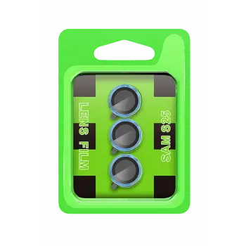 Newface Samsung Galaxy S25 Plus Raze Metal Kamera Lens - Mavi