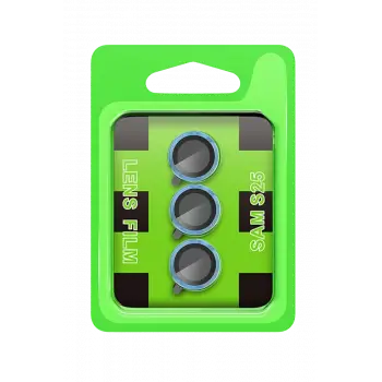 Newface Samsung Galaxy S25 Plus Raze Metal Kamera Lens - Mavi