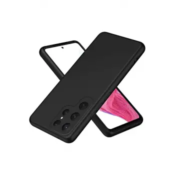 Newface Samsung Galaxy S25 Ultra Kılıf First Silikon - Siyah