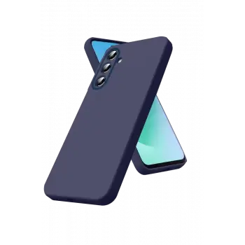 Newface Samsung Galaxy S26 Nano içi Kadife Silikon - Lacivert