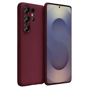 Newface Samsung Galaxy S26 Ultra First Silikon - Bordo