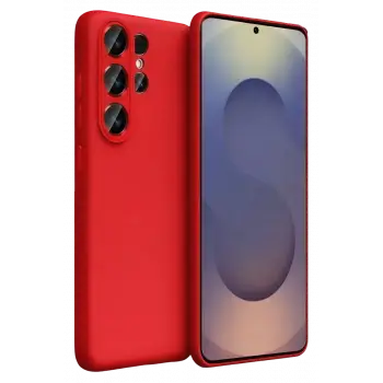 Newface Samsung Galaxy S26 Ultra First Silikon - Kırmızı