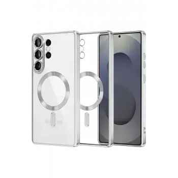 Newface Samsung Galaxy S26 Ultra Kross Magneticsafe Kapak - Gümüş