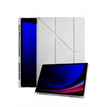 Newface Samsung Galaxy Tab A11 Plus Kalemlikli Mars Tablet Kılıfı - Gri