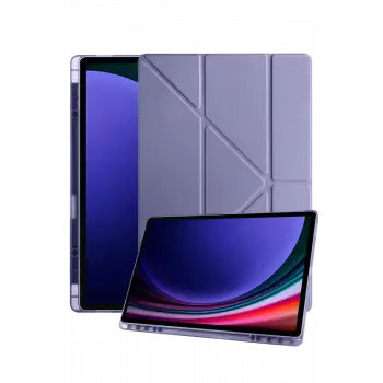 Newface Samsung Galaxy Tab A11 Plus Kalemlikli Mars Tablet Kılıfı - Lavender