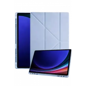 Newface Samsung Galaxy Tab A11 Plus Kalemlikli Mars Tablet Kılıfı - Mavi
