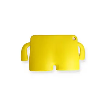 Newface Samsung Galaxy Tab A9 Plus Kılıf Karakter Tablet Silikon - Sarı