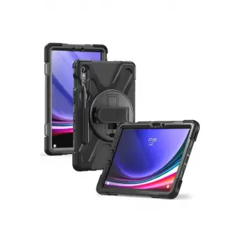 Newface Samsung Galaxy X510 Tab S9 FE 11 Kılıf Amazing Tablet Kapak - Siyah