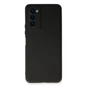 Newface Tecno Camon 18 Kılıf First Silikon - Siyah
