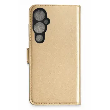 Newface Tecno Pova 4 Pro Trend S Plus Kapaklı Kılıf - Gold