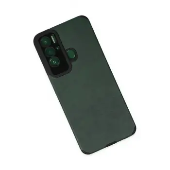 Newface Tecno Pova Neo Kılıf Loop Deri Silikon - Yeşil