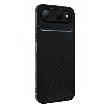 Newface Tecno Spark 50 5G Auto Focus Karbon Kapak - Siyah