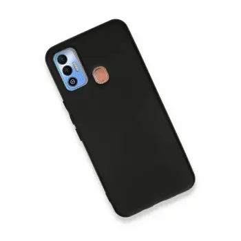 Newface Tecno Spark 7T Kılıf First Silikon - Siyah