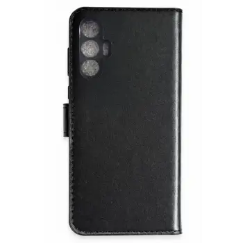 Newface Tecno Spark 8 Pro Trend S Plus Kapaklı Kılıf - Siyah