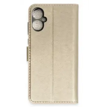 Newface Tecno Spark 9 Pro Trend S Plus Kapaklı Kılıf - Gold