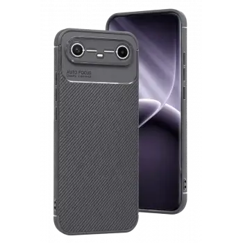 Newface Tecno Spark Slim 5G Auto Focus Karbon Kapak - Gri