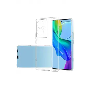 Newface Vivo V29 Lite Kılıf Lüx Şeffaf Silikon