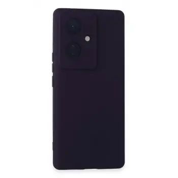 Newface Vivo V29 Lite Kılıf Nano içi Kadife Silikon - Mor