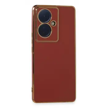 Newface Vivo V29 Lite Kılıf Volet Silikon - Kırmızı
