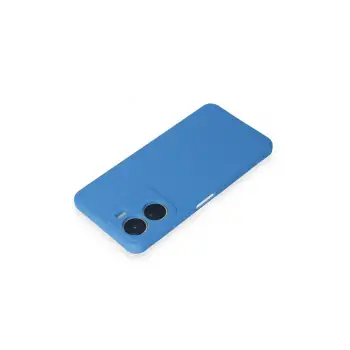 Newface Vivo Y16 Kılıf First Silikon - Mavi