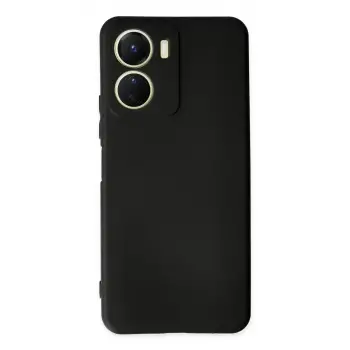Newface Vivo Y16 Kılıf First Silikon - Siyah