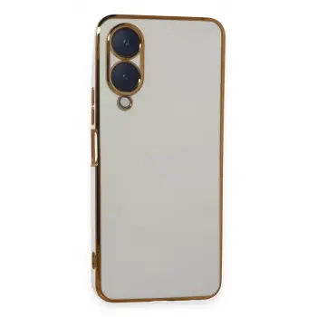 Newface Vivo Y17S Kılıf Volet Silikon - Beyaz