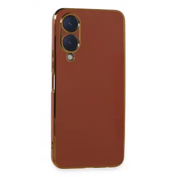Newface Vivo Y17S Kılıf Volet Silikon - Kırmızı