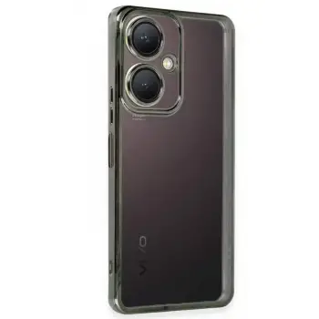 Newface Vivo Y27 Kılıf Razer Lensli Silikon - Yeşil