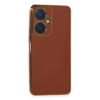 Newface Vivo Y27 Kılıf Volet Silikon - Kırmızı