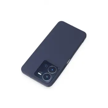 Newface Vivo Y35 Kılıf First Silikon - Lacivert