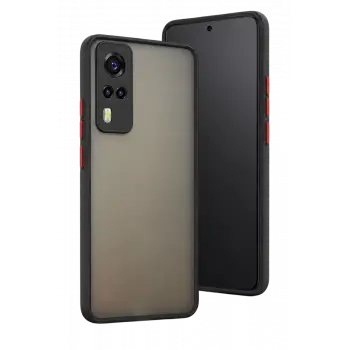 Newface Vivo Y53S Kılıf Montreal Silikon Kapak - Siyah