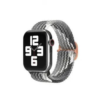 Newface Watch 22mm Star Kordon - Gri-Siyah