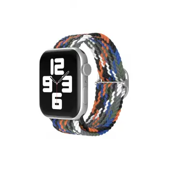 Newface Watch 22mm Star Kordon - Gri-Turuncu